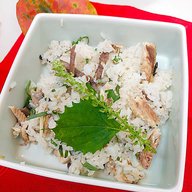 🍚🐟『 秋刀魚ご飯 』🍁 脂ののった秋刀魚と、生姜＆青じその香りがベストマッチ！