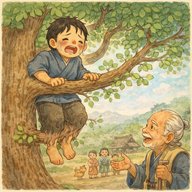 「チーチキパーのポン」　 不思議な術を持ったじいさんに力をもらった若者だが…