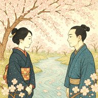 「石んわくどん話」　隣村の娘と青年が恋仲になるが、広い川が邪魔をし…