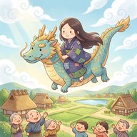 「龍（りゅう）に乗った娘」　 騙されて人柱になった娘の恨み？飢饉から水害へ
