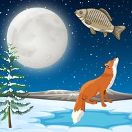 「こまーかフナはのいてくれ」　魚を釣りたいキツネに男が教えた方法とは…