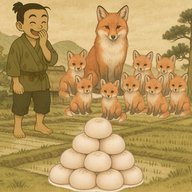 「狐の災難」　彦一が暇つぶしに狐を騙したお話