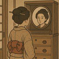 「かがみ騒動」　箪笥に隠し女が！？　鏡を知らなかった夫婦のドタバタ劇