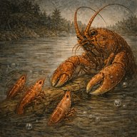 「エビの知恵」 菊池渓谷に住む王様エビが海に行ってみようとするが…