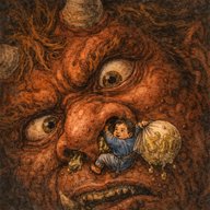 「まめぞう」 観音様に授かった子が鬼ヶ島に鼻くそ取りへ！