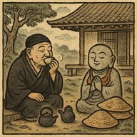 「六地蔵さんの忘れ笠」