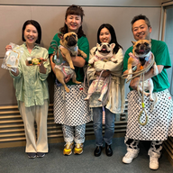 #67　ゲスト：わん喫茶いわ福　岩崎ゆうさん、真美さん、愛犬　おとめちゃん・おきくちゃん、おだしちゃん