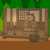 「狸のなんてろ」　お堂で宿をとろうとした ろくぶどん がふとしたことから…