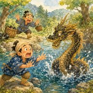 「龍の彫り物」　 漆のありかを弟に知られた兄が、龍の彫り物を作るが…