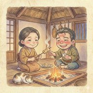 「酒ば焼いて食うた」　酒好きの男。酒粕で酔って馬鹿にされるのだが…