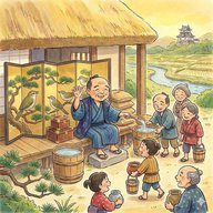 「かかさんの遺言 」　藁を３束もって旅に行けと遺言を残され…