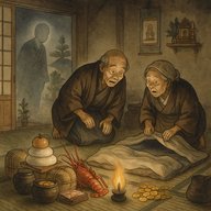 「化けらした坊さん」老夫婦のところに泊まりに来た坊さんは…