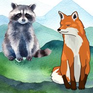 「稲荷山（いなりやま）」　 山に住む悪タヌキと善キツネの化け比べで…