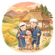 「袋に入った娘」　 器量はいいがわがまま娘に呪文をかけると小さくなって袋に