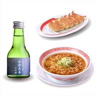 1月28日（水）放送「庄助セット（花春大吟醸＋餃子＋素らーめん）」