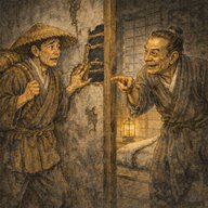 「謎かけ宿屋」 タダ宿泊しようと謎かけ宿屋に…