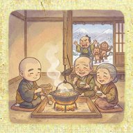 「旅の坊んさん」　金持ちの家と貧乏の家。神様が身をやつして訪れると…